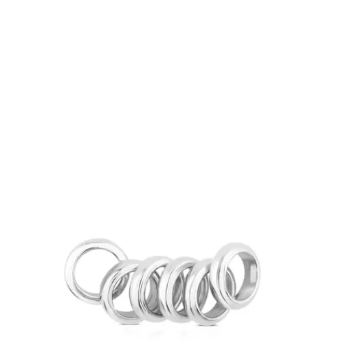 Best Pack of 6 Chokers rings Silver Pendants | Small Pendants