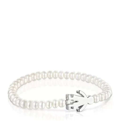 Online Pearl Sweet Dolls boy Bracelet with Silver Silver Bracelets | Pearl Bracelets