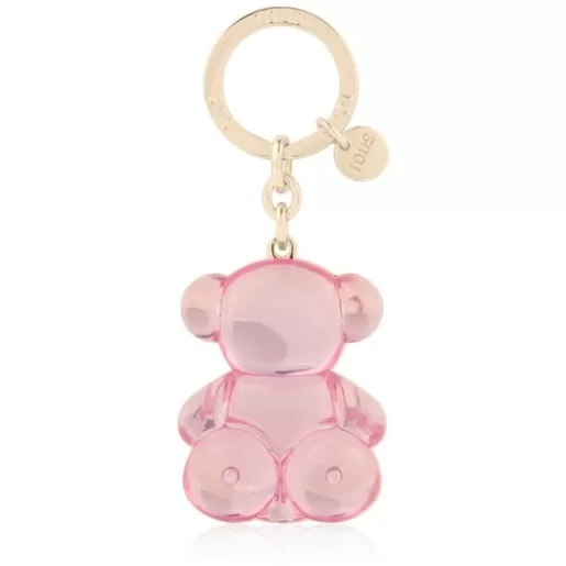 Outlet Pink half Key ring Bold Bear Key Rings | Other Accessories