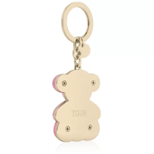 Outlet Pink half Key ring Bold Bear Key Rings | Other Accessories