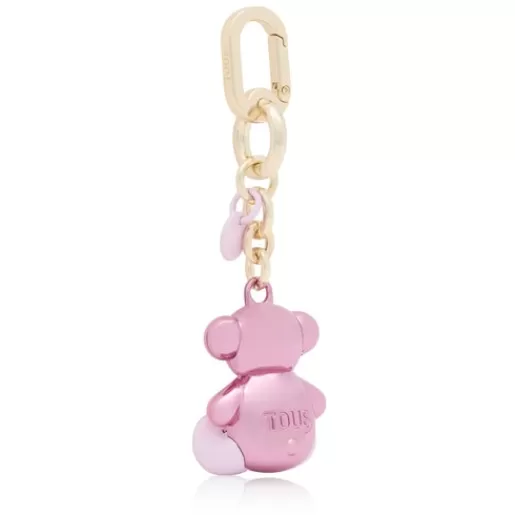 Flash Sale Pink metal Key ring Bold Bear Key Rings | Other Accessories