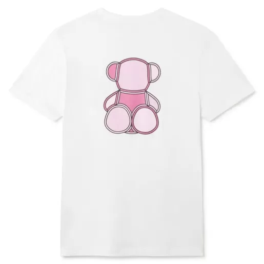 Online Pink short-sleeved T-shirt Bear Faceted M Other Accessories