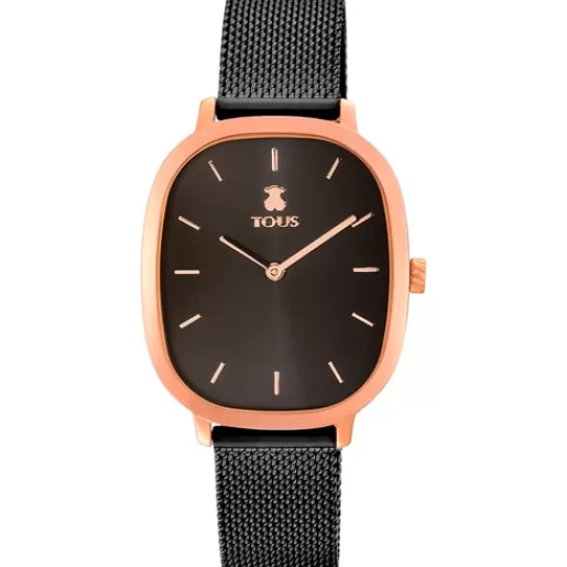 New Rose IP/Black IP Heritage Watch For Her | Analog Watches