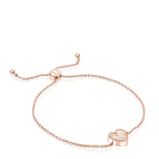 Shop Rose silver vermeil Areia Bracelet with pearls Silver Bracelets | Pearl Bracelets