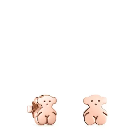 Online Rose Silver Vermeil Sweet Dolls bear Earrings Silver Earrings | Small Earrings