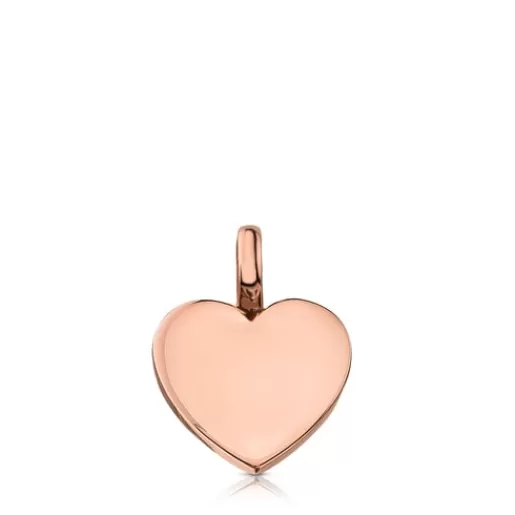 Discount Rose Silver Vermeil Sweet Dolls heart Pendant Silver Pendants | Small Pendants