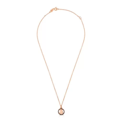 Sale Rose Vermeil Silver Camille Necklace with Spinels Silver Pendants | Short Necklaces