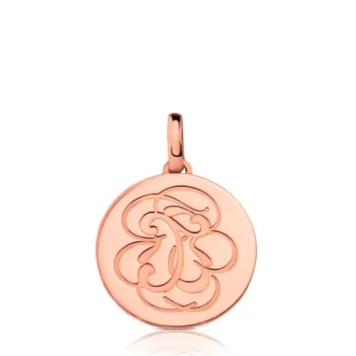 Discount Rose Vermeil Silver Rubric Pendant Silver Pendants