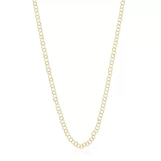 Store Short 50 cm gold ring Necklace Basics Gold Necklaces | Short Necklaces