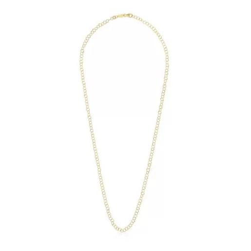 Store Short 50 cm gold ring Necklace Basics Gold Necklaces | Short Necklaces