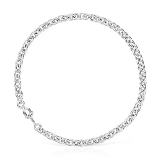 Hot Short 45 cm silver Necklace MANIFESTO Silver Necklaces | Short Necklaces