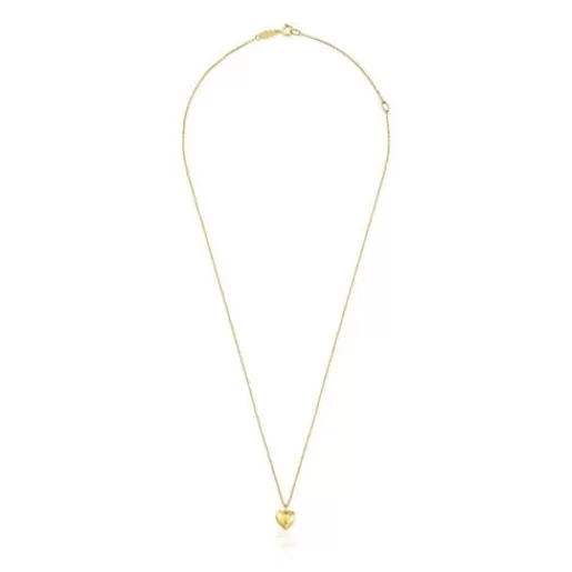 Fashion Short gold heart Necklace My Other Half Gold Necklaces | Short Necklaces