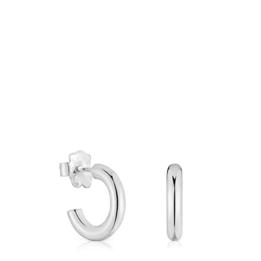 Cheap Short 8 mm Hoop earrings Basics Silver Earrings | Hoop Earrings