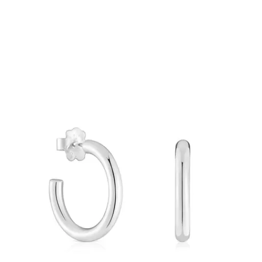 Best Sale Short 15 mm Hoop earrings Basics Silver Earrings | Hoop Earrings