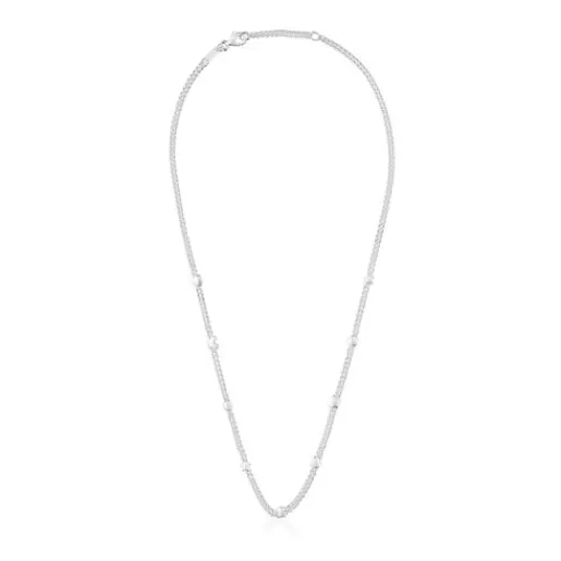 Discount Short Necklace with motifs Bold Motif Silver Necklaces | Short Necklaces