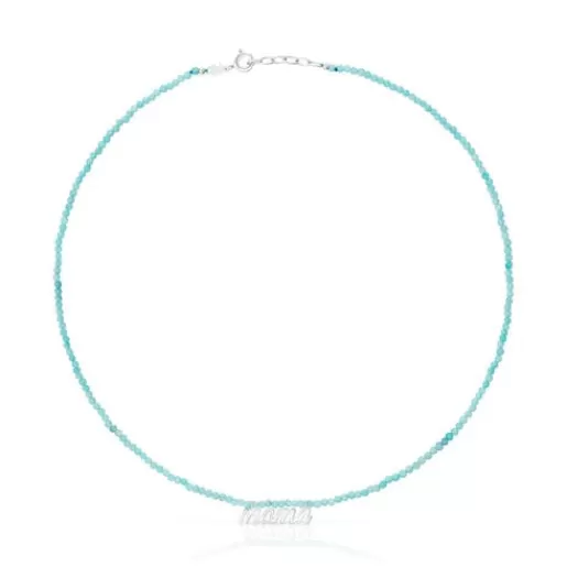 Shop and amazonite Mama Necklace Mama Silver Necklaces | Short Necklaces