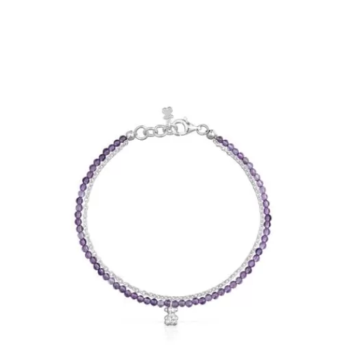 Online and amethyst Bracelet Bold Bear Silver Bracelets | Chain Bracelets