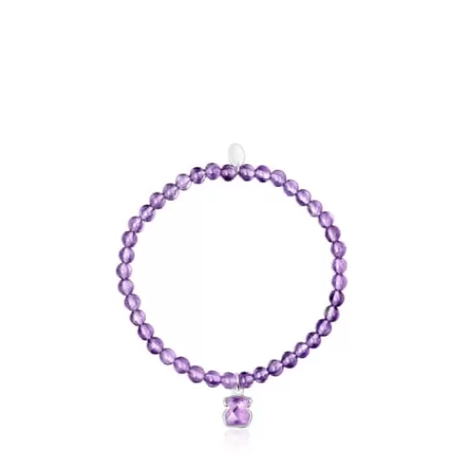 New and Amethyst Icon Color Bracelet Silver Bracelets | Ball Bracelets