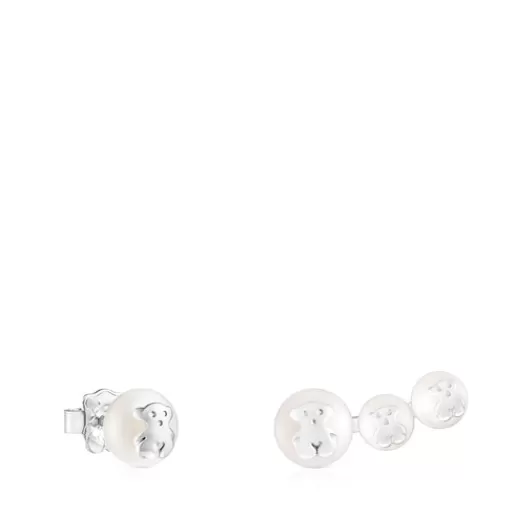 Best Silver and Pearl Icon Pearl Earrings Silver Earrings | Small Earrings