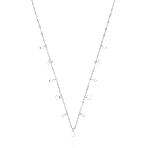 Best and Pearls Cool Joy Necklace Silver Necklaces | Short Necklaces