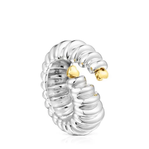 Fashion Silver and silver vermeil Virtual Garden Open ring Silver Rings | Medium Rings