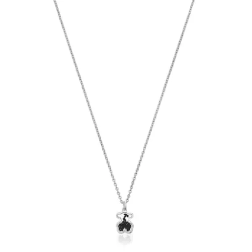 Discount Areia Necklace with onyx Silver Pendants | Short Necklaces