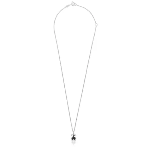 Discount Areia Necklace with onyx Silver Pendants | Short Necklaces