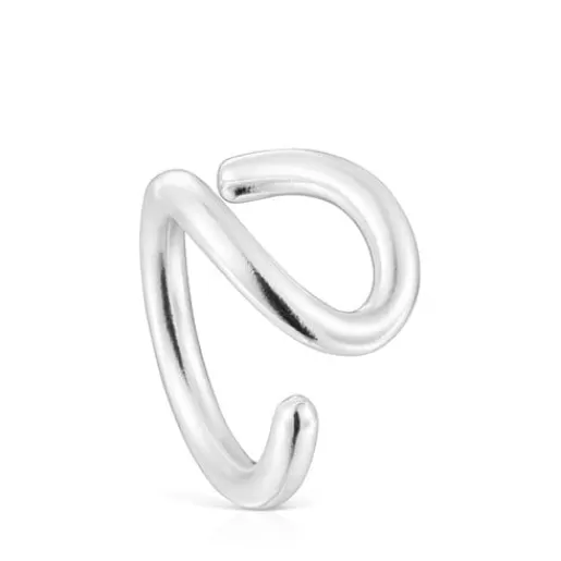 Cheap Silver Bent Open ring Silver Rings | Medium Rings