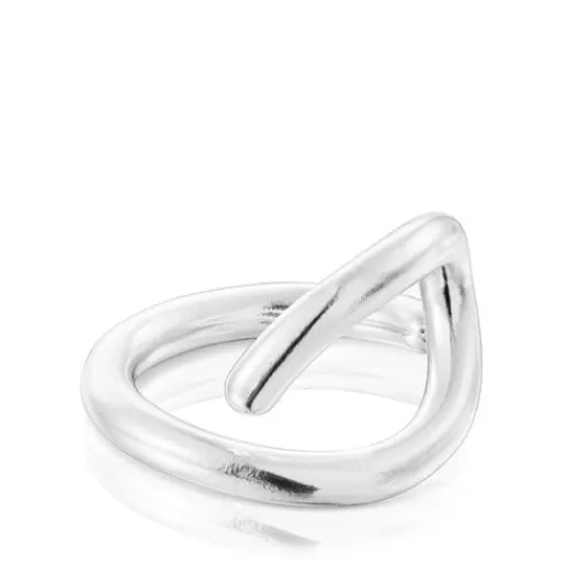 Cheap Silver Bent Open ring Silver Rings | Medium Rings