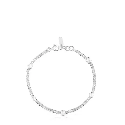 Outlet Chain bracelet with motifs Bold Motif Silver Bracelets | Chain Bracelets