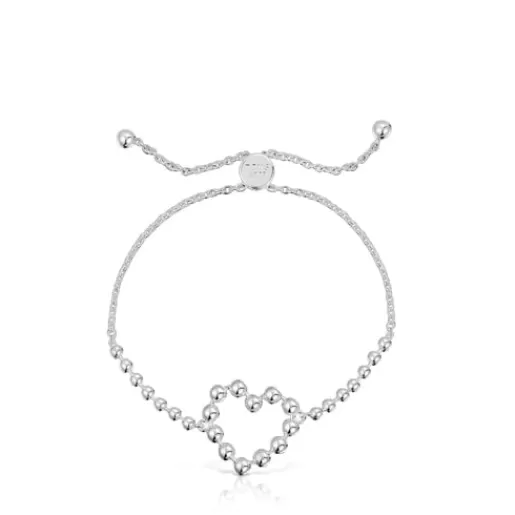 Online chain heart Bracelet Sugar Party Silver Bracelets