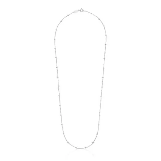 Flash Sale Silver Choker with alternating balls measuring 60 cm Basics Kids Silver Necklaces | Chokers