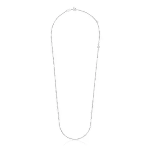 Store Silver Choker with balls measuring 60 cm Basics Kids Silver Necklaces | Chokers