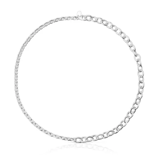 Discount Choker with round rings Calin Silver Necklaces | Chokers