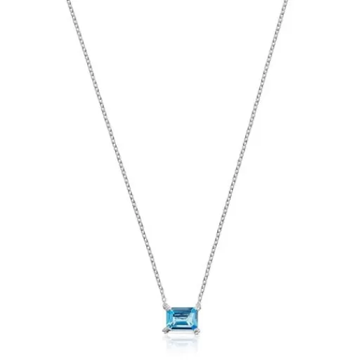 Best Sale Color Pills Necklace with topaz Silver Necklaces | Short Necklaces