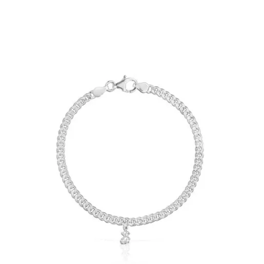 Cheap curb chain Bracelet Bold Bear Silver Bracelets | Chain Bracelets