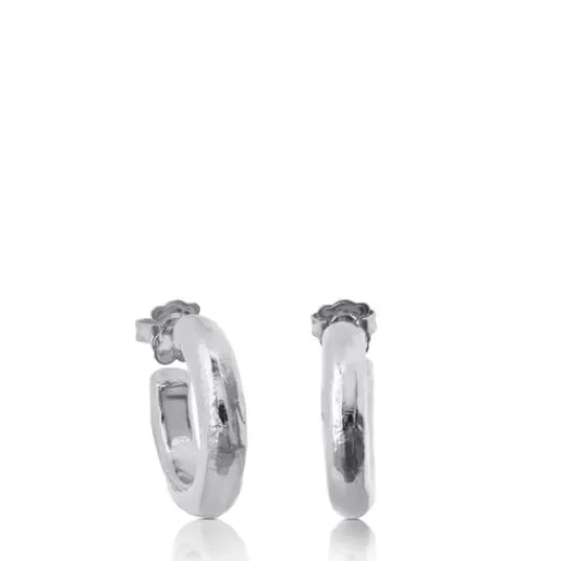 Shop Duna Tube Earrings Silver Earrings | Hoop Earrings