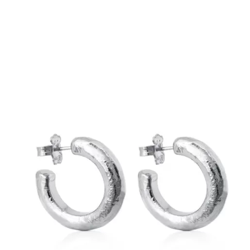 Shop Duna Tube Earrings Silver Earrings | Hoop Earrings