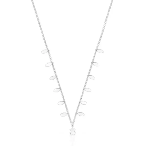 Shop Silver Fragile Nature leaves Necklace Silver Necklaces | Short Necklaces