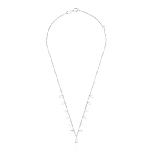 Shop Silver Fragile Nature leaves Necklace Silver Necklaces | Short Necklaces