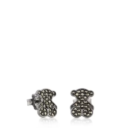 Store Silver Grace Earrings with Marcasite Silver Earrings | Small Earrings