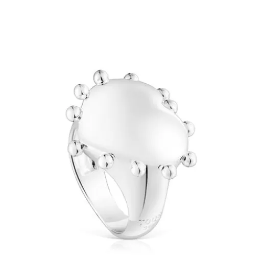 Fashion Silver heart Signet ring San Valentín Silver Rings | Large Rings