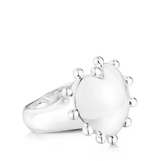 Fashion Silver heart Signet ring San Valentín Silver Rings | Large Rings