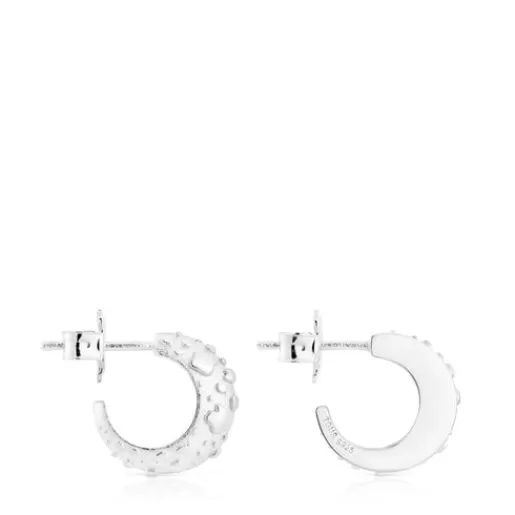 Cheap hoop earrings Dybe Silver Earrings