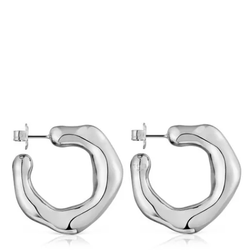 Cheap hoop Earrings Tabit Silver Earrings