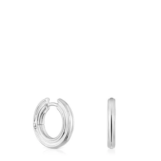 Shop Hoop earrings 1950 Silver Earrings | Hoop Earrings