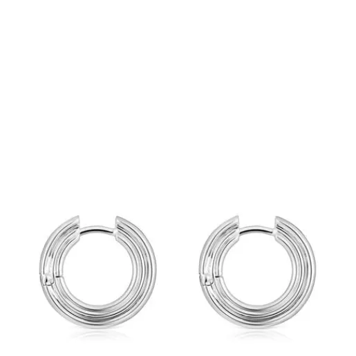 Shop Hoop earrings 1950 Silver Earrings | Hoop Earrings