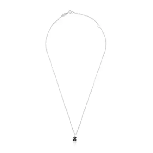 Online Silver Motif Necklace with Spinel Silver Pendants | Short Necklaces