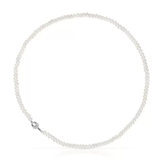 Store Silver Necklace with cultured pearls MANIFESTO Silver Necklaces | Short Necklaces