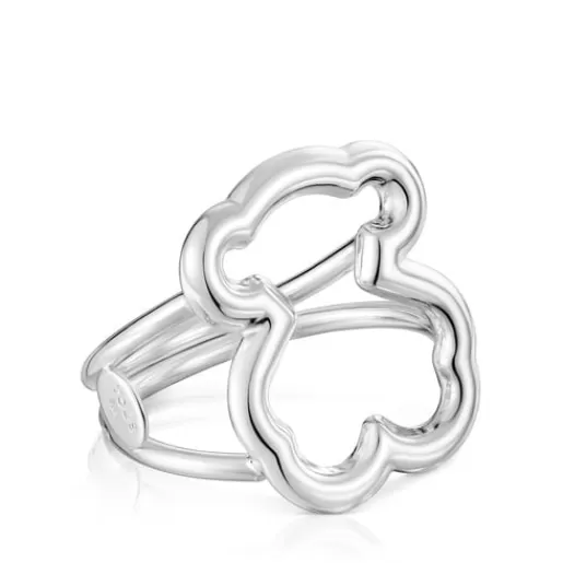 Best Sale Silver New Carrusel Ring Bear motifs 2cm. Silver Rings | Medium Rings